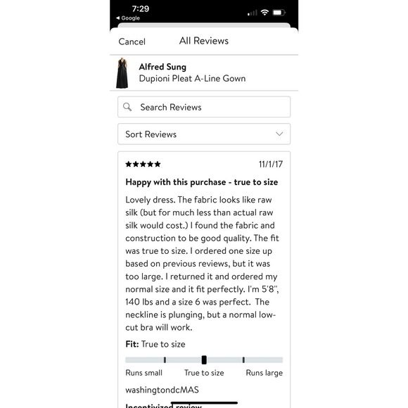 Deep Vneck raw silk black gown pockets size 18 plus size elegance - Picture 7 of 12